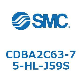 注文コード:12325616 標準形エアシリンダ(角形カバー)CBA2シリーズ(CDBA2C63-~) SMC