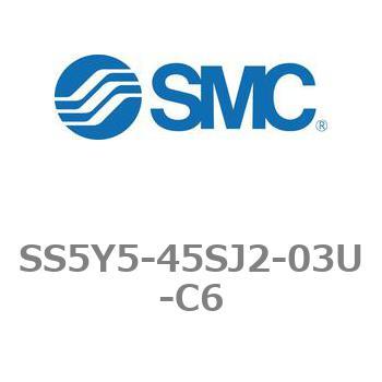 5ポートソレノイドバルブ用マニホールドベース SY5000シリーズ SS5Y5-45SJ2 SMC