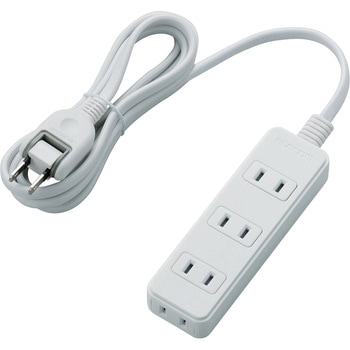 注文コード:02066225 電源タップ 延長コード 4個口 2P スイングプラグ コンセント OAタップ - エレコム