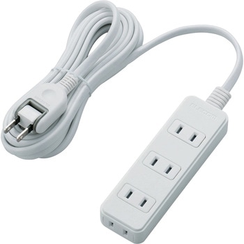 注文コード:02066234 電源タップ 延長コード 4個口 2P スイングプラグ コンセント OAタップ - エレコム