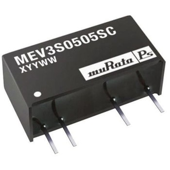 注文コード:02073018 Murata Power Solutions DC-DCコンバータ Vout:5V dc 4.5 → 5.5 V dc, 3W, MEV3S0505SC Murata Power Solutions