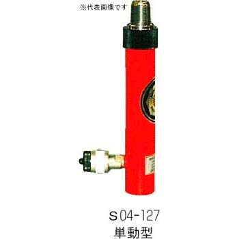 S04-15 油圧シリンダー(単動型) 1個 理研機器(RIKEN) 【通販モノタロウ】 02139654