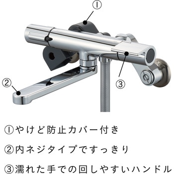 注文コード:02468860,02468869 サーモシャワー混合栓 - SANEI(旧:三栄水栓製作所)