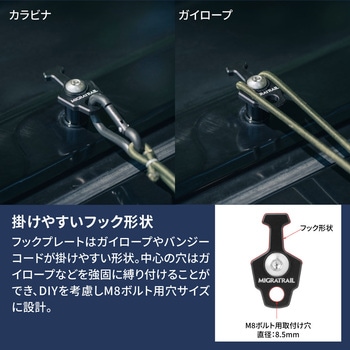 注文コード:02497246 カージョイントフック NV200バネット D8448 - MIGRATRAIL