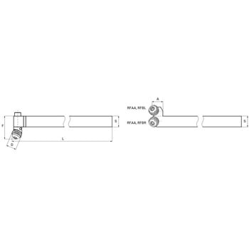 注文コード:02500466 切削用ホルダー ダブル 25角 - IFANGER
