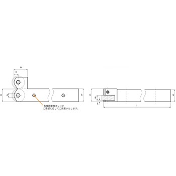 注文コード:02499992 転造用ホルダー ダブル 25角 - IFANGER