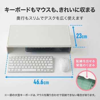注文コード:02541511 モニター台 横幅46.6cm 耐荷重15kg - nusign