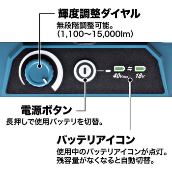 注文コード:02543647 充電式タワーライト - マキタ