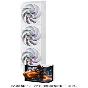 注文コード:02627891 シーピーエス CPS6.67インチ 2K AMOLED曲面ディスプレイ搭載 オールインワン水冷クーラー - CPS