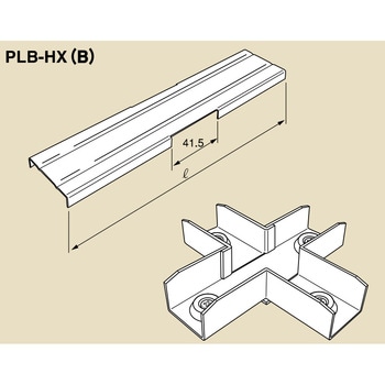 レースウェイ用エルボカバーX 南電機