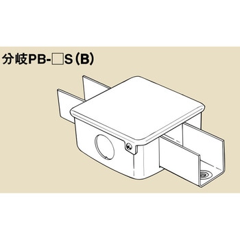 レースウェイ用分岐直2方出 南電機