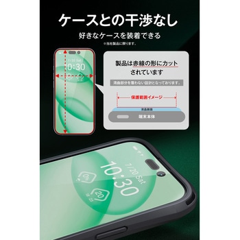 注文コード:02651447 iPhone 17 ガラスフィルム 2枚入り カメラレンズ保護フィルム2個付 高透明 強化ガラス10H 簡単貼付ツール付 - エレコム