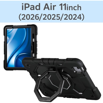 注文コード:02651490 iPad Air ケース 11インチ (M4/M3/M2) フルプロテクト ペン収納 衝撃吸収 ハンドバンド ショルダーベルト付 - エレコム