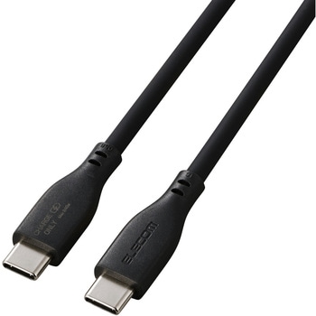 注文コード:02652951 USB-C to USB-C 充電専用 ケーブル 最大240W PD EPR対応 シリコン やわらか データ抜き取り防止 - エレコム