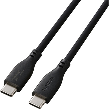 注文コード:02652969 USB-C to USB-C 充電専用 ケーブル 最大240W PD EPR対応 シリコン やわらか データ抜き取り防止 - エレコム
