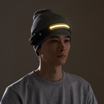 注文コード:02698566 ノンタッチヘッドバンドライト・USB - ロゴス
