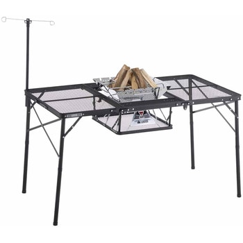 注文コード:02699659 アイアンメッシュ 3FD BBQテーブル - ロゴス