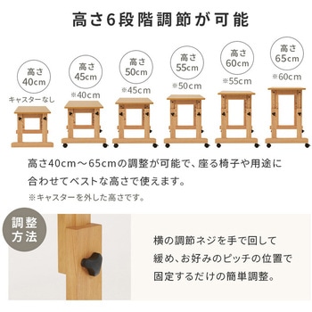 注文コード:02705241,02707350 昇降テーブル 一人用 デスク テレワーク PCデスク 机 作業台 高さ調節 選べるサイズ【幅65/80cm】 - 萩原
