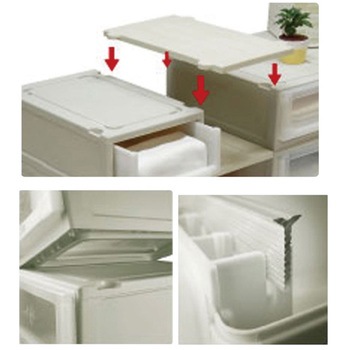 注文コード:02709048 組み合わせ引出しBOX用仕切板小 - SHUTER