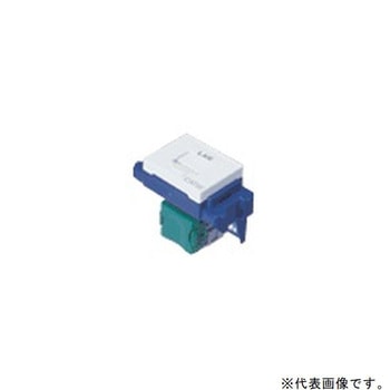 注文コード:02712950 アドバンスSモジュラCAT5E埋込CW - Panasonic(パナソニック)