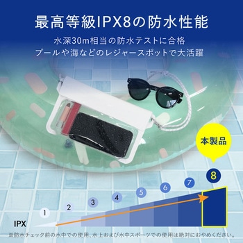 注文コード:02764908 防水サコッシュ(スリム)ブラック - OWLTECH(オウルテック)