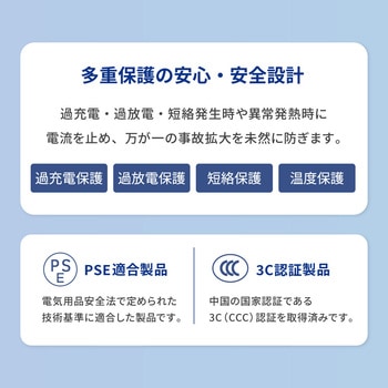 注文コード:02774629 準固体モバイルバッテリー 10000mAh ブラック - OWLTECH(オウルテック)