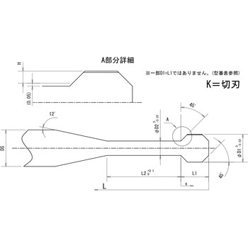 注文コード:02778488,02778147,02777447,02777797,02778391,02778016,02778296,02777228,02778086,02777657,02778558 一般鋼材用超硬 C面取りカッター - ToYo TooL