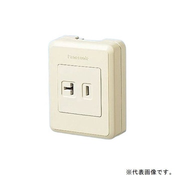 注文コード:02875262 リファインシリーズ 15A・20A兼用露出コンセント - Panasonic(パナソニック)