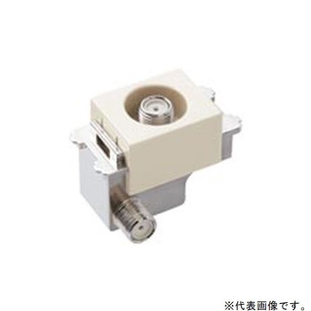 注文コード:02875438 埋込高シールドテレビコンセント 【4K】【8K】対応 端末用電流通過形 - Panasonic(パナソニック)
