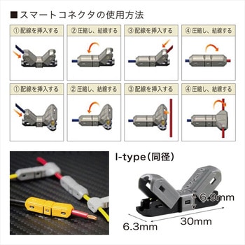 注文コード:02937081 スマートコネクタIタイプ(同径) 30個 - JOWX