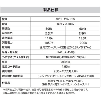 注文コード:02968897 スポットクーラーツインダクト - パオック