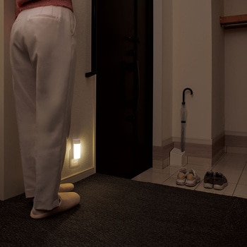 注文コード:02969396 LEDセンサー付ライト 保安灯タイプ - ELPA