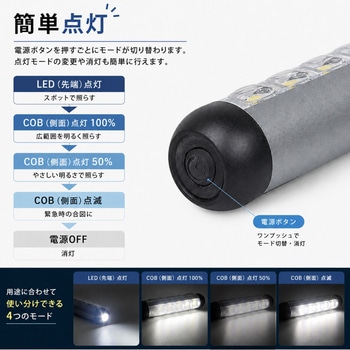注文コード:02969500 ペン型LEDライト バッテリー内蔵タイプ - ZATTA