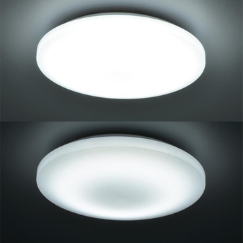 注文コード:02989870 LEDシーリングライト 8畳用 4段階調光 リモコン・タイマー付き 昼光色 - オーム電機