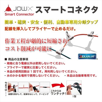 注文コード:02991261 スマートコネクタIタイプ(同径) 100個 - JOWX