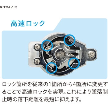 注文コード:02991672 AIR SAFE リトラ・エア シングル兼用ランヤード - ツヨロン(藤井電工)