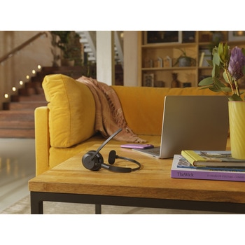 注文コード:03093987 無線ヘッドセット 片耳 MS認定 「Jabra Evolve3 45 MS Mono LINK 390a」 - Jabra