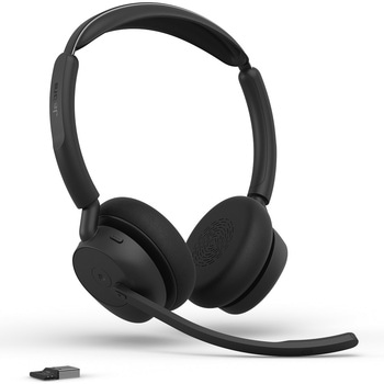注文コード:03094136 無線ヘッドセット 両耳 MS認定 「Jabra Evolve3 45 MSStereo LINK 390a」 - Jabra