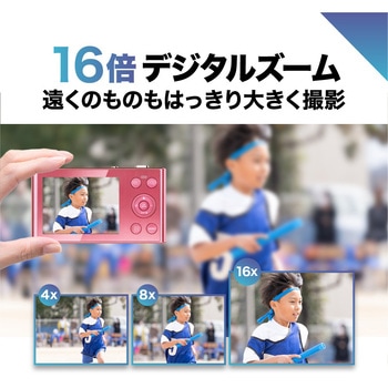 注文コード:03094310 Bluemakeデジタルスリムカメラ ピンク - 高橋国際商事