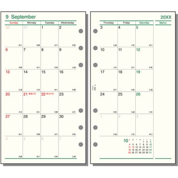 2027年度システム手帳聖書リフィル ダヴィンチ レイメイ藤井