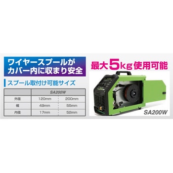 注文コード:03101082 インバータ制御半自動溶接機 スキルアークプロ(ラピッドグラスISK-RG6B付) - IKURATOOLS(育良精機)