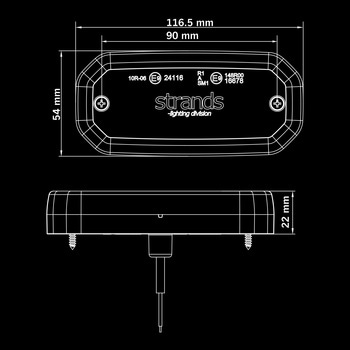 注文コード:03102999 Strands Lighting Division FOR9T SCALE SIDE MARKER - Strands