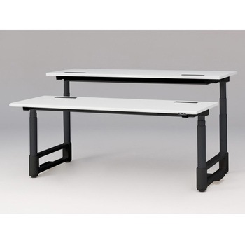 注文コード:03103305 トイロツインデスク ラウンドエッジ 昇降スイッチタイプ 塗装脚 W1800×D1400<配送時組立サービス付> イトーキ