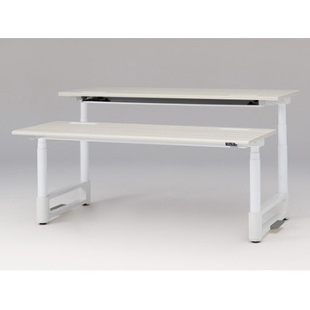 注文コード:03103357 トイロツインデスク ラウンドエッジ 昇降スイッチタイプ 塗装脚 W1800×D1400<配送時組立サービス付> イトーキ