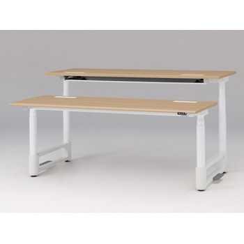 注文コード:03103400 トイロツインデスク ラウンドエッジ 昇降スイッチタイプ 塗装脚 W1800×D1400<配送時組立サービス付> イトーキ
