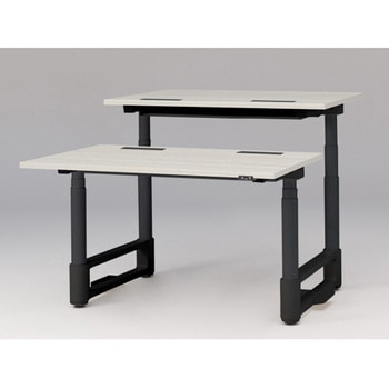 注文コード:03103899 トイロツインデスク 平エッジ 昇降スイッチタイプ 塗装脚 W1200×D1600<配送時組立サービス付> イトーキ