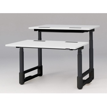 注文コード:03103908 トイロツインデスク 平エッジ 昇降スイッチタイプ 塗装脚 W1200×D1600<配送時組立サービス付> イトーキ
