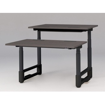 注文コード:03103926 トイロツインデスク 平エッジ 昇降スイッチタイプ 塗装脚 W1200×D1600<配送時組立サービス付> イトーキ