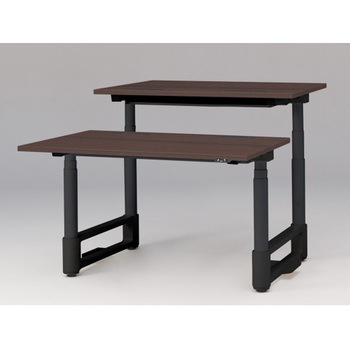 注文コード:03103951 トイロツインデスク 平エッジ 昇降スイッチタイプ 塗装脚 W1200×D1600<配送時組立サービス付> イトーキ