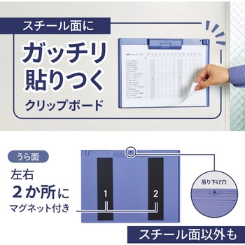 注文コード:03149716 クリップボード<マグネット付> - リヒトラブ